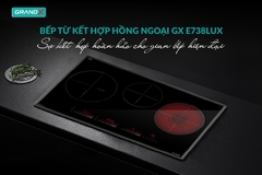 Bếp điện từ hồng ngoại Grandx GX E738LUX nhập khẩu Malaysia