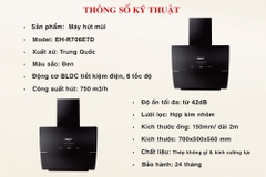 Máy hút mùi kính vát Chef's EH-R706E7D