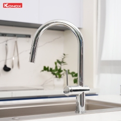 Vòi rửa bát Konox Comfor Chrome - Đường cong trang nhã