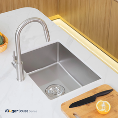 Chậu rửa bát Kluger KU6045FS Basic – Thiết kế tối giản tinh tế cho bếp nhỏ