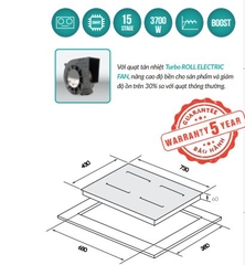Bếp từ Grandx GX IH855XPro Series 8 nhập Malaysia - Kính Schott Ceran