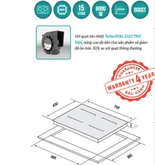 Bếp từ Grandx GX IH785Nano Series 7 Malaysia - Kính Nano