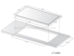 Bếp từ Latino LT-688I | Kính Schott Ceran | Mâm E.G.O