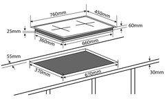 Bếp từ Chefs EH-DIH893 – Nhập khẩu Đức, E.G.O, Inverter