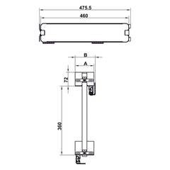 Rổ gia vị Hafele Utensio Plus H2 545.14.322 | Màu Than Chì (200mm)