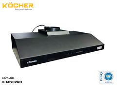 Máy hút mùi KOCHER K-6070PRO - Điều khiển cảm ứng Slide - 900m3/h