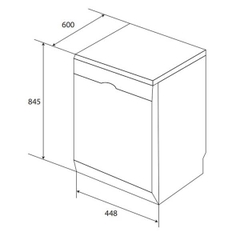 Máy rửa chén KAFF 9 bộ NEW 2023 KF-W45A1A401J