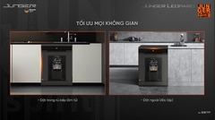 Máy rửa bát Junger JG Leopard DWJ-183-VG 15 bộ Sấy UV - AI Plus
