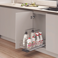 Rổ đựng dụng cụ vệ sinh Hafele 595.04.096 | Inox 304 Nan Ovan