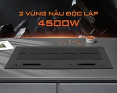 Bếp từ đôi Junger CEJ-222-INVERTER - Kính Smoky Quartz thạch anh