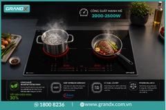 Bếp từ đôi GrandX IH666Plus -  Nhập Malaysia