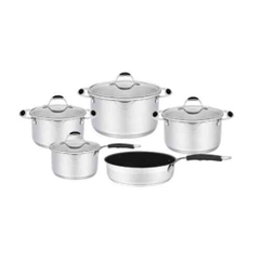 Bộ nồi chảo 5 món Inox 304 cao cấp FS ELEGANT