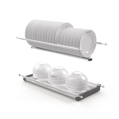 Rổ bát đĩa cố định Hafele Presto 544.40.033 - Inox 304 - 800mm