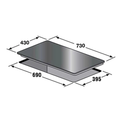 Bếp từ đôi KAFF KF-FL68II nhập khẩu Malaysia