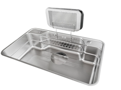 Chậu rửa bát Nhật Bản OGIER Inox 304 dày 1.8mm GLC 8350 Plus