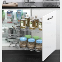 Kệ góc liên hoàn cánh phải Eurogold EP102 - Inox nan giảm chấn