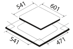 Bếp từ 3 vùng nấu KAFF KF-SQ38IH: Nhập khẩu Đức