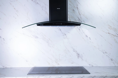Hút mùi kính cong GrandX GX H90C62B - 1050m3/h Premium