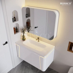 Tủ lavabo chậu đá đúc liền khối BOSSCO BC-E01T