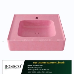 Chậu Lavabo Đá Granite Đúc Liền Khối BOSSCO BC-LB6047HKS