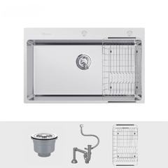 Chậu rửa bát Turkey Sink STELO 790 — Inox 304, 1 hố, Nhập Thổ Nhĩ Kỳ
