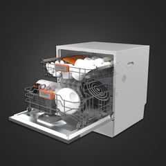 Máy rửa bát Junger DWJ-100 - Rửa sạch khô tuyệt đối, AI Smart Plus