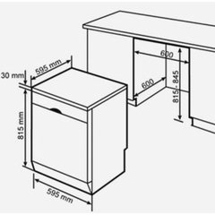Máy Rửa Bát Độc Lập Bosch SMS4EKI06E Series 4