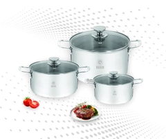 Bộ nồi 3 món nguyên khối OGIER GSC01