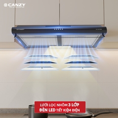 Máy hút mùi Canzy CZ-2277BB - Nano đen