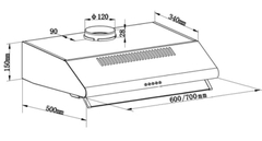 Máy hút mùi cổ điển Binova BI-230-I-06 Inox 304