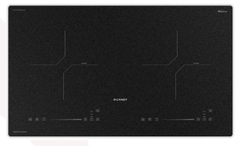 Bếp từ đôi Canzy CZ-I60002D | Kính Kanger Viền Nhôm | Inverter