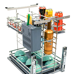 Giá dao thớt gia vị nan Oval GrandX XK.30M2-1