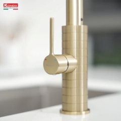 Vòi rửa bát Konox Venice Gold - Sắc vàng hoàng kim
