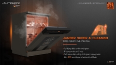 Máy rửa bát Junger JG Leopard DWJ-163-MS | AI Dry, UV, Ag+