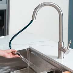 Vòi rửa bát Konox Reno - Inox SS304 nguyên khối