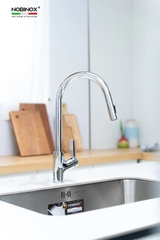 Vòi rửa bát dây rút Nobinox Loft NX533