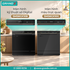 Máy rửa bát GrandX SMS6GX10G - Để bàn 13 bộ PTC
