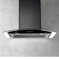 Máy Hút Mùi Bauer BC 70EC3B - Kính cong đen mẫu mới 2026