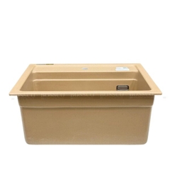 Chậu Rửa Chén Đá 1 Hộc BOSSCO ITALIA BC-MT6050VK Vàng Kem Kim Sa