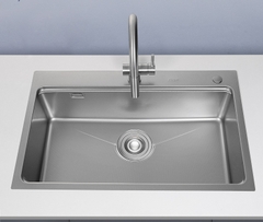 Chậu rửa bát Kluger KW8181FS – S81 Linen POSCO 304 dày 1.2mm