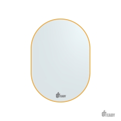 XẢ KHO - Gương Oval Teady GT010V - Viền Nhôm Mạ Vàng