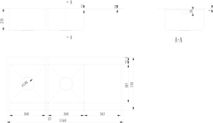 hậu rửa bát Nobinox Liken NL749 - 2 hố cân có bàn chờ, Inox Posco