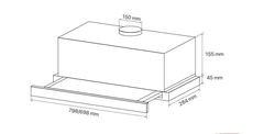 Máy Hút Mùi Âm Tủ Canzy CZ-H277AT