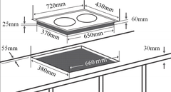 Bếp từ đôi Chef's EH-DIH990