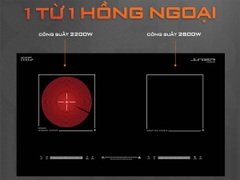 Bếp Điện Từ Hồng Ngoại Junger JG MTD-18 kính Schott Ceran Đức Inverter