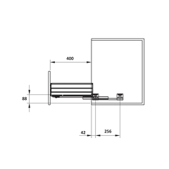Rổ chén đĩa Hafele Cappella 549.08.153 | Inox 304 Kèm Ống Đũa