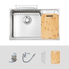 Chậu rửa bát 1 hố Kluger KH8050FS Ulti