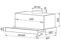 Máy hút mùi Faster FS SYP7222