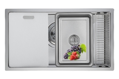 Chậu rửa bát GrandX GX6845V Volcano - Công nghệ chống xước đỉnh cao