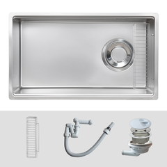 Chậu rửa bát Kluger KY7545SL Basic – Inox 304 POSCO, Super Linen